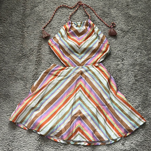 NWT Anthropologie Stripe Mini Dress - Size Small - Picture 4 of 12